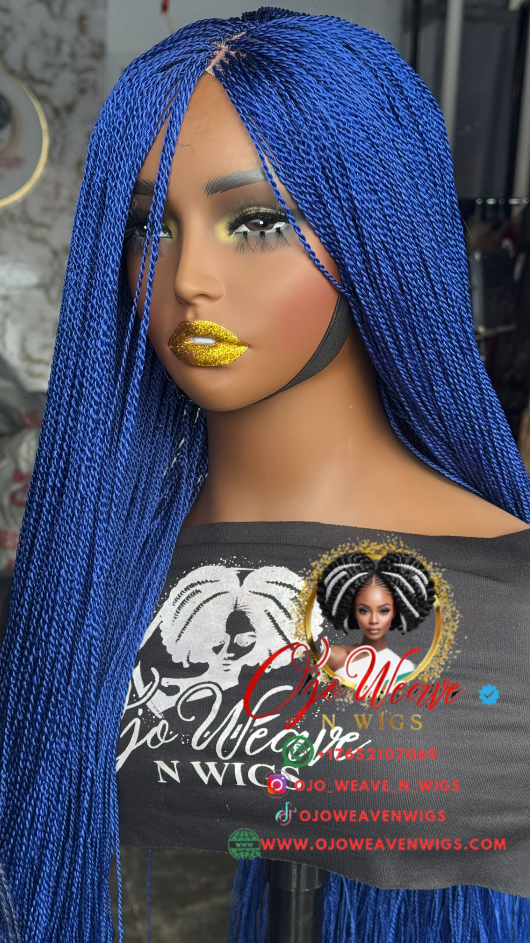 Esther Unit Twisted Braided Wig Ready to Ship