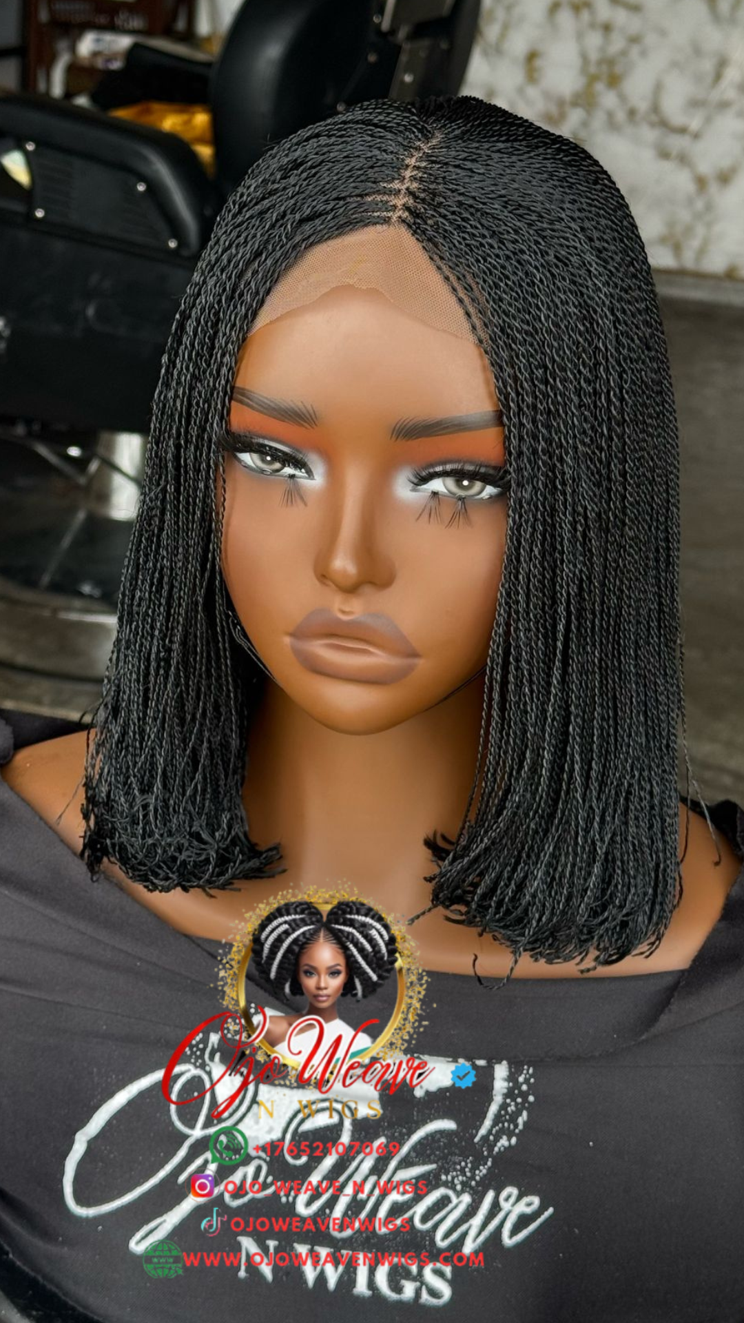 12-Inch Micro Bob Wig