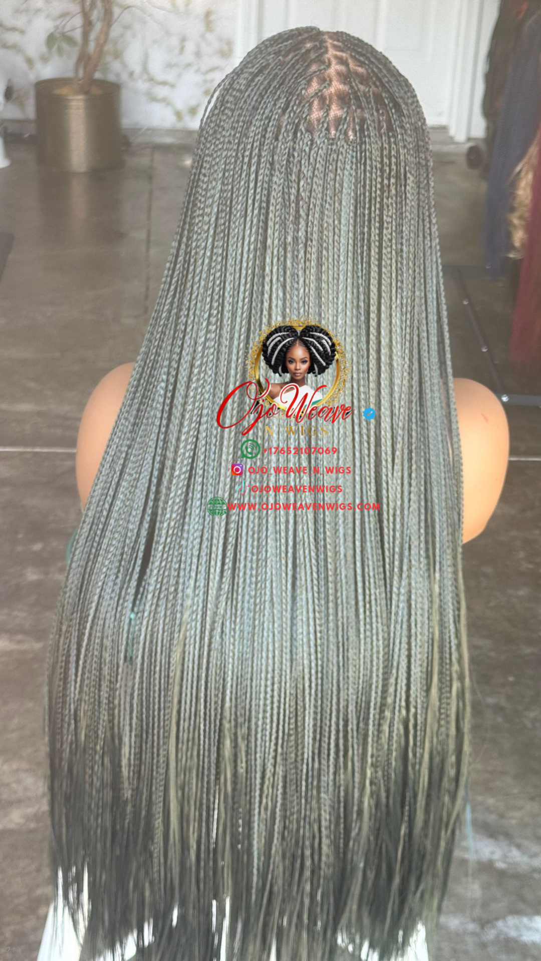Sisi Bone Straight Human Lace Wig: Color 1B