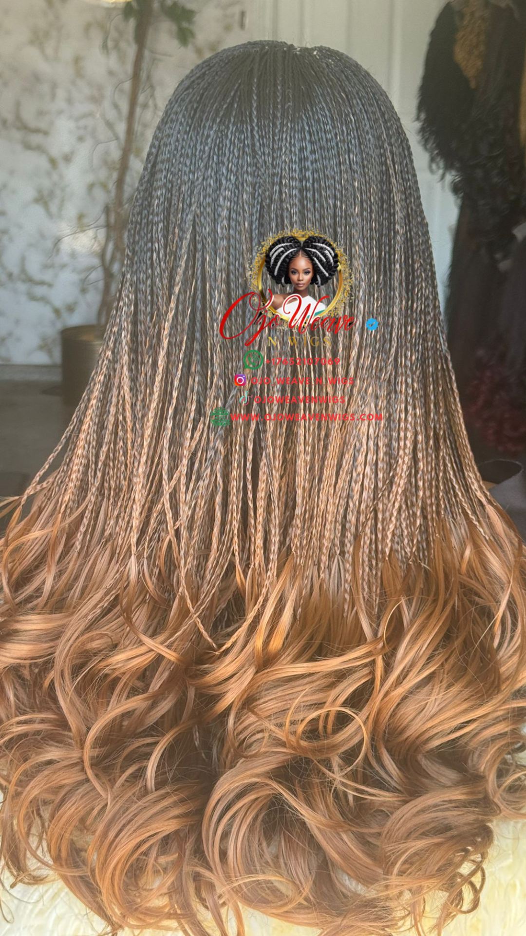 Made-to-Order Nichole French Curls 100% Human Lace | Ombre