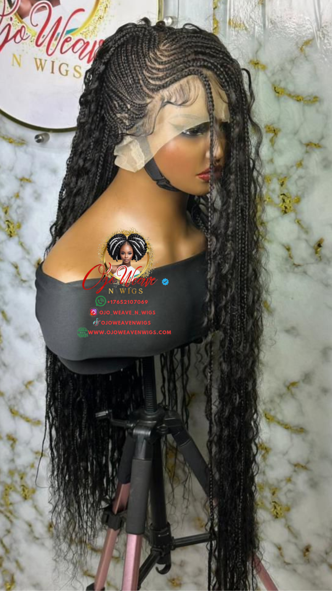 Kiara: Custom 100% Human Hair Wig - Made to Order in Any Length