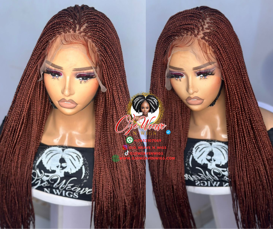 Sara Unit Micro Braided Box Braid Wig Pre Order