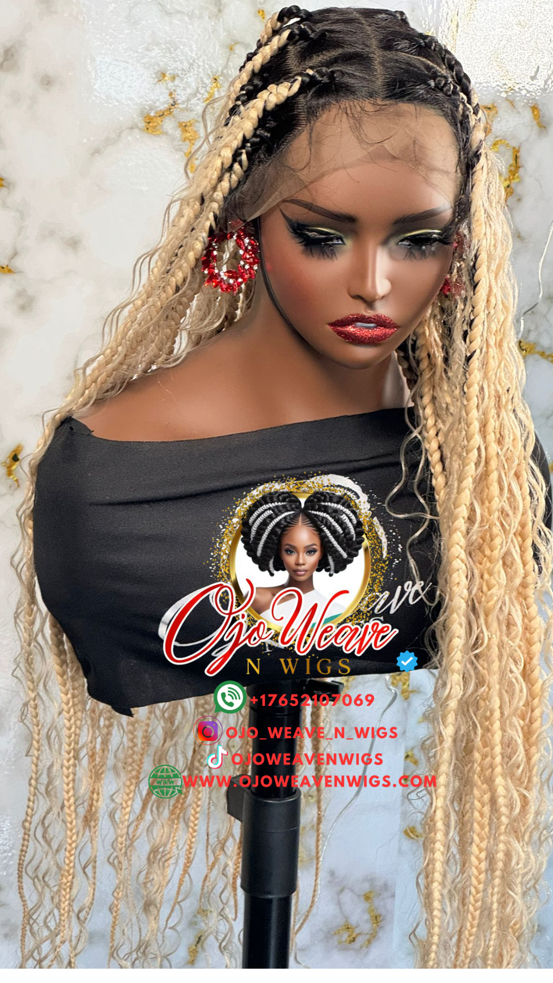 ASA Bohemian Full Lace Wig Made to Order
