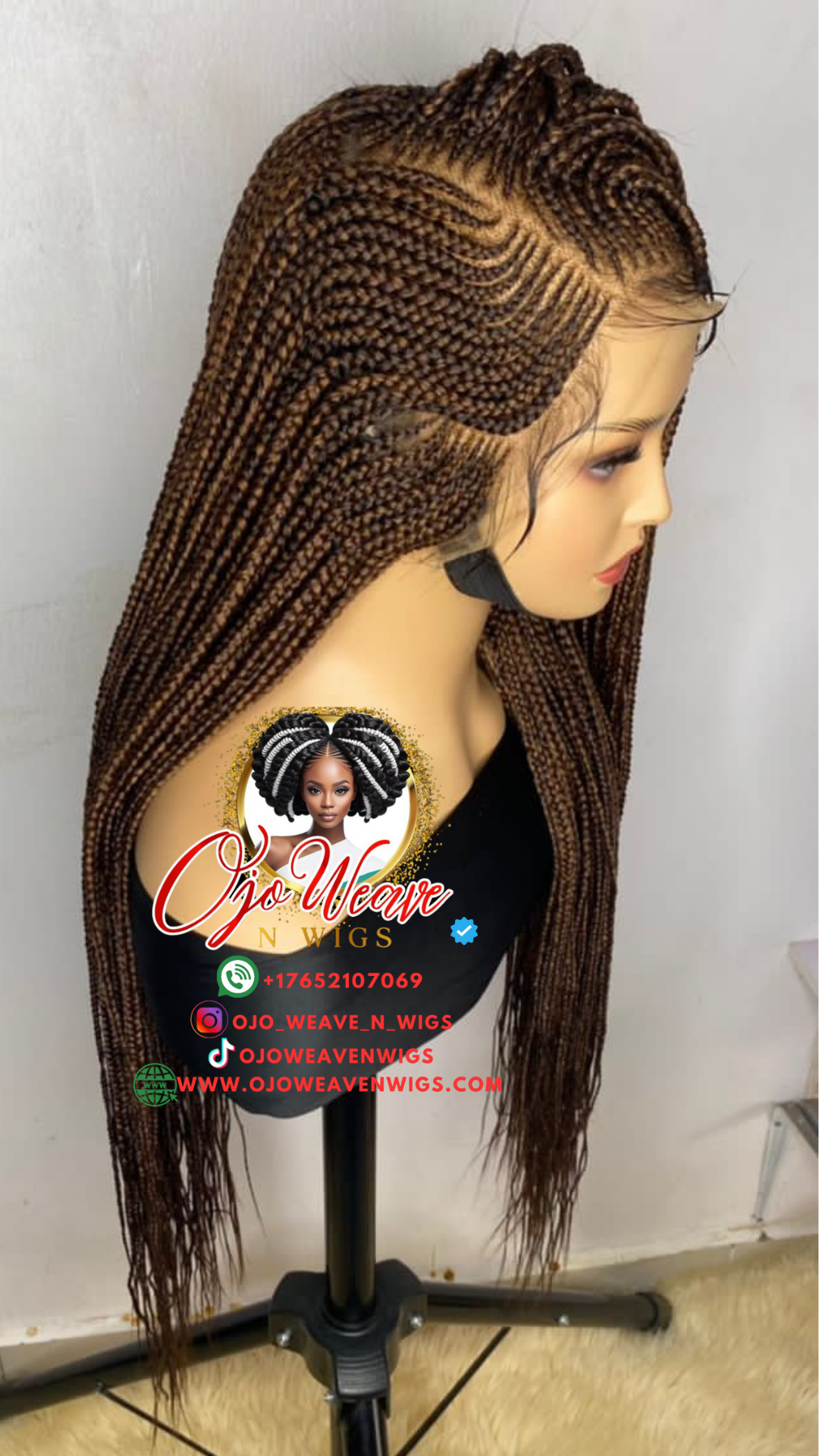 Mimi Unit with Hand-tied Lace Wig Made to Order
