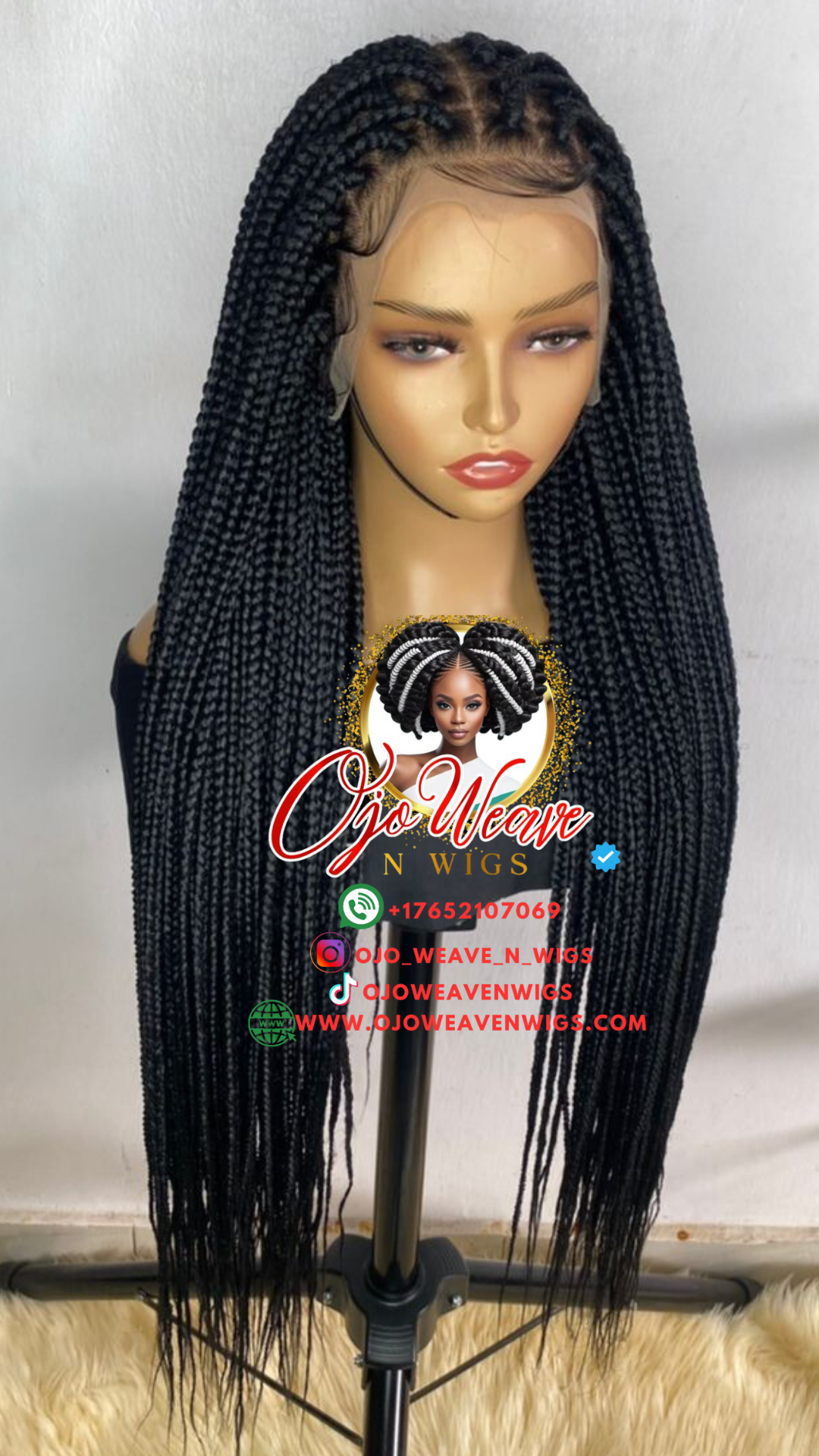 Canzas with Box Braid Wig Pre Order
