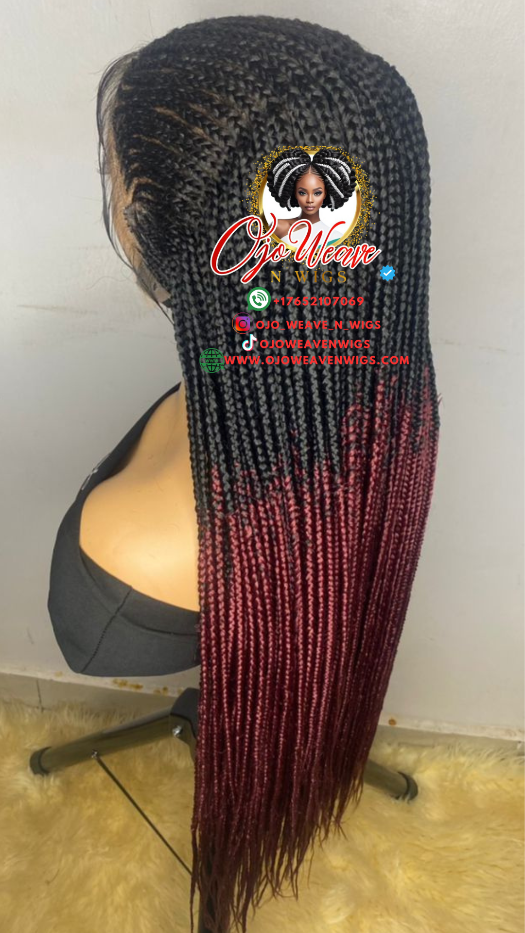 Petunia with Frontal Cornrow Ready to Ship