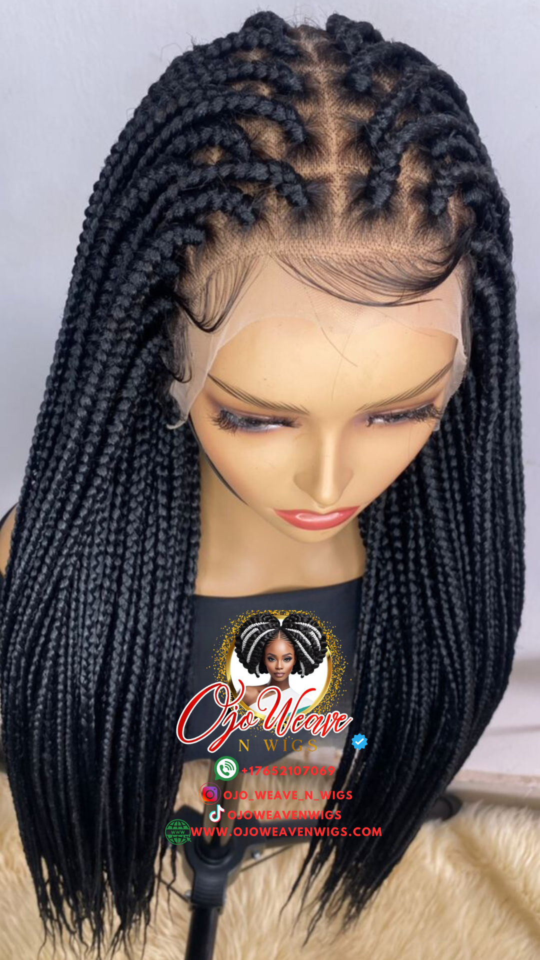 Canzas with Box Braid Wig Pre Order