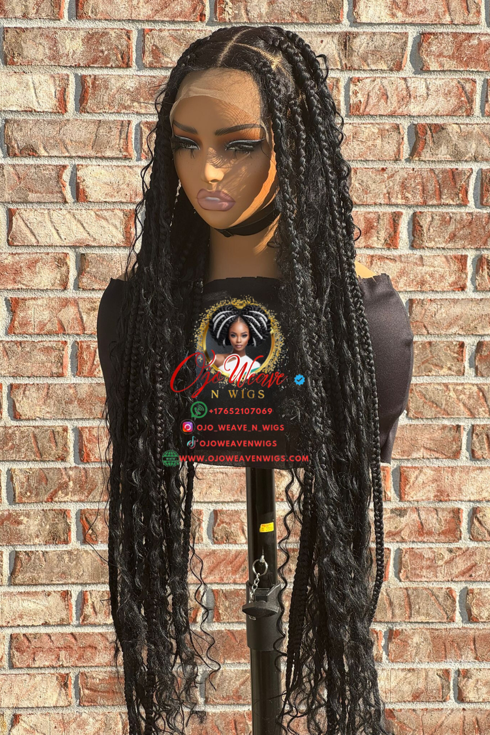 Benita Unit Full Lace Wig Black Ready-to-Ship