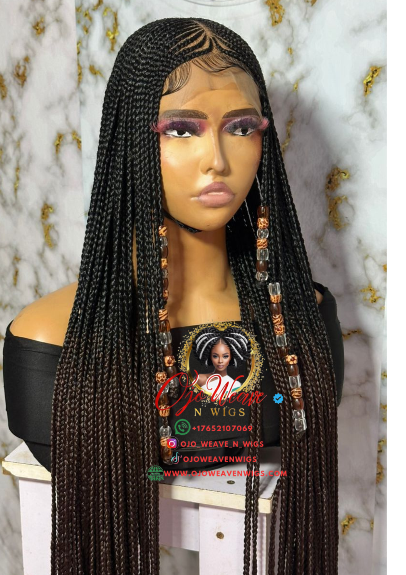 ASA Unit Full Lace Wig 28 inches Ready to Ship