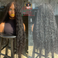100% Human Hair Boho Wig 24-Inch Ready to Ship 5x5 Closure Wig Bohemian Style Curls Glueless Wig