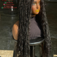 100% Human Hair Boho Wig 24-Inch Ready to Ship 5x5 Closure Wig Bohemian Style Curls Glueless Wig