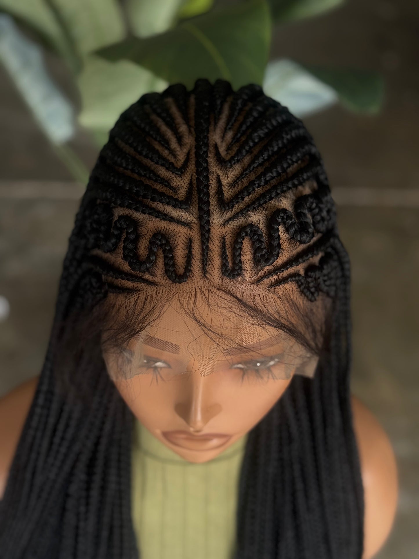 Shila Unit Conrow full lace wig preorder.