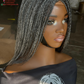 Bianca Glueless Salt & Pepper Wig | 12-Inch Ready-to-Ship Closure Wig
