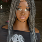Bianca Glueless Salt & Pepper Wig | 12-Inch Ready-to-Ship Closure Wig