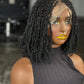 Full Lace Kinky Twist Wig | 10-Inch Ready to Ship