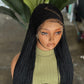 Frontal braided cornrow  Glueless wig ready to ship,This is a 20/22 inches color 1b wig