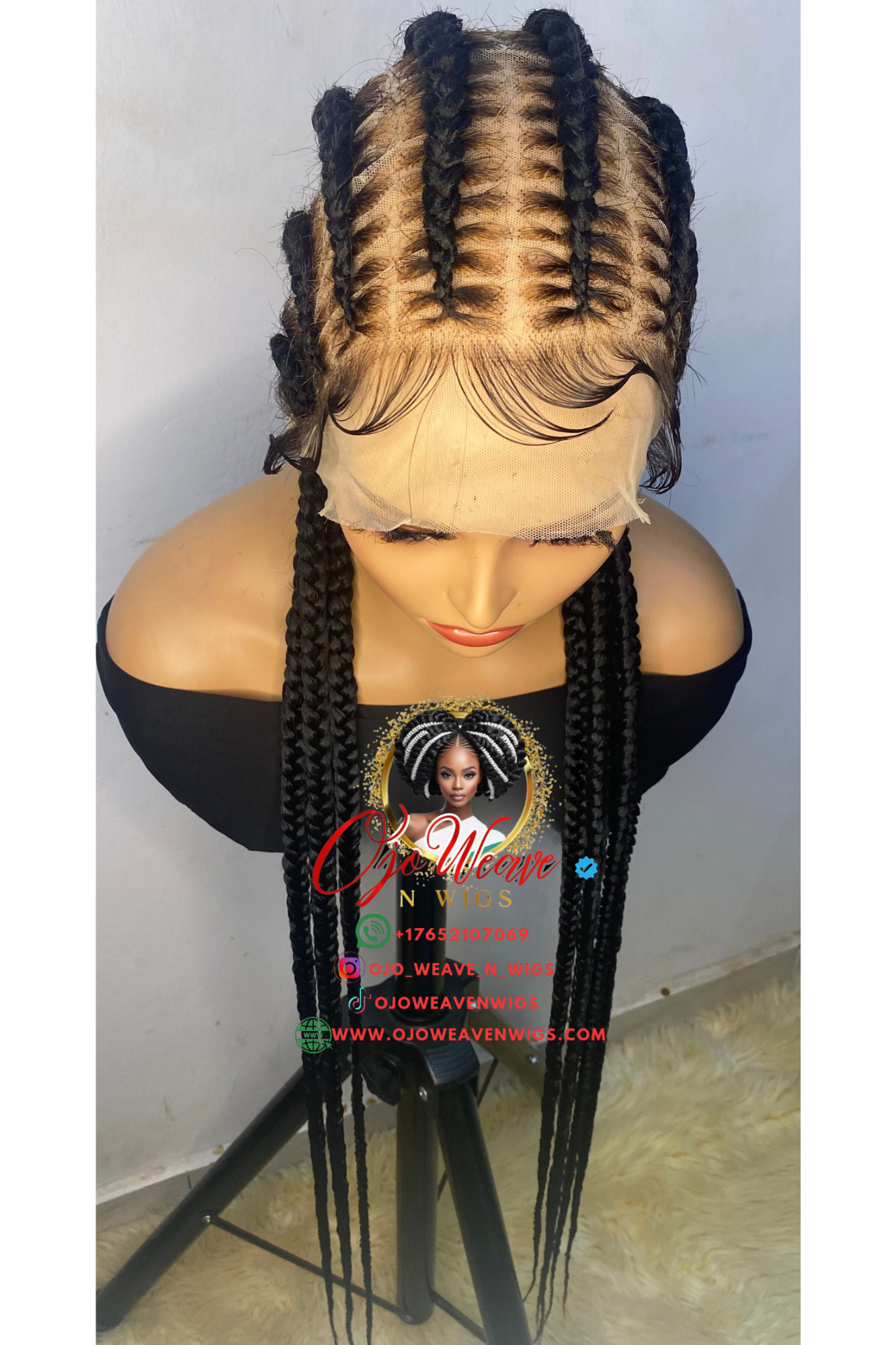 Funmi Full Lace Cornrow Made to Order