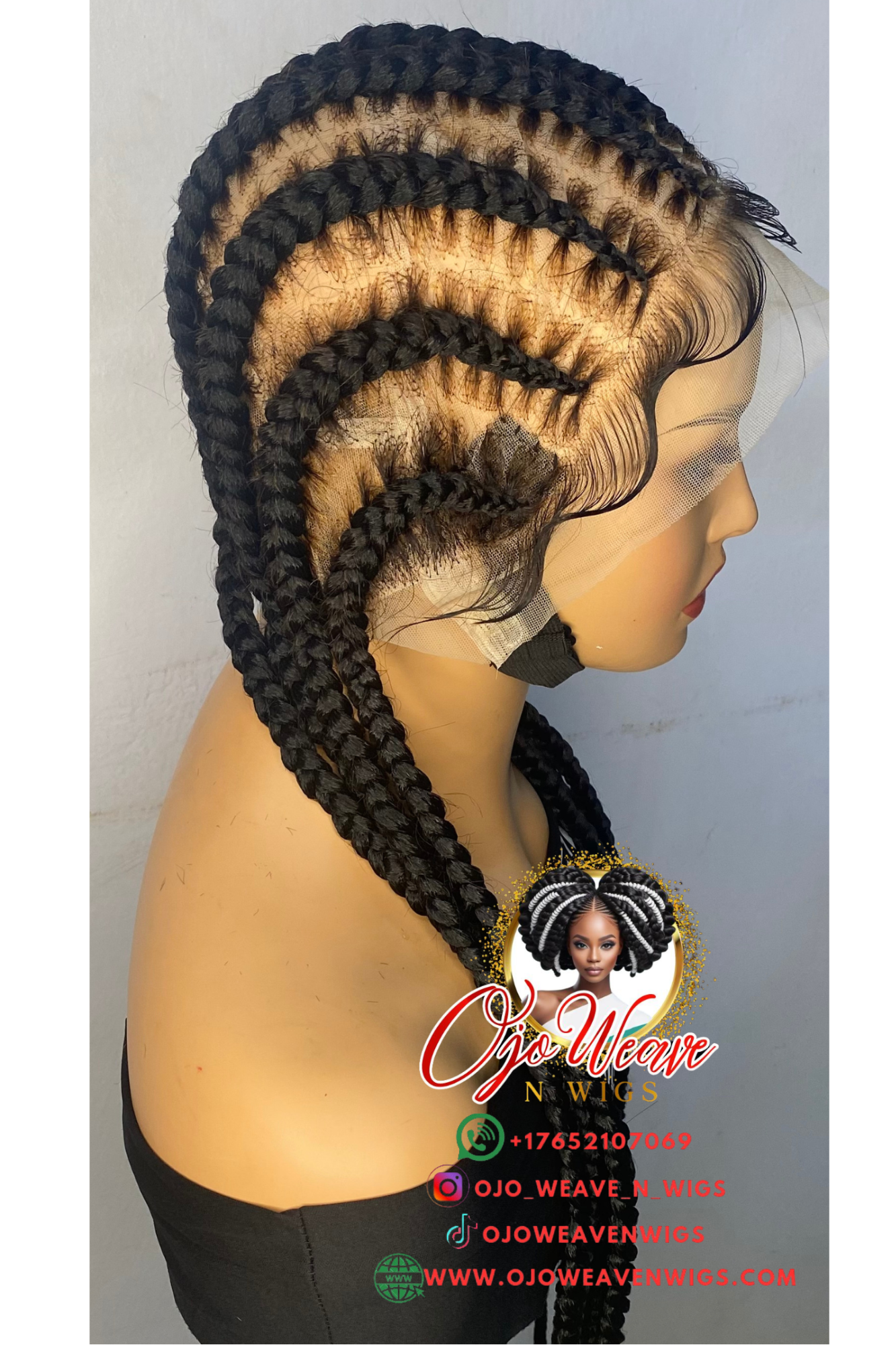 Funmi Full Lace Cornrow Made to Order