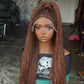 Sara micro twist color 30/33mix with ginger highlights frontal wig