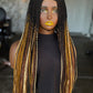 Bianca Unit Cornrow Closure Glueless Wig Made to Order