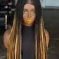 Bianca Unit Cornrow Closure Glueless Wig Made to Order