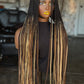 Highlights Knotless Braids Wig | 28-Inch Ready to Ship Glueless Closure