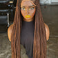 Gold Unit Wig | Made to Order 26-28 Inch Closure Wig