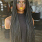 Bone Straight Glueless Wig | Ready-to-Ship Closure Unit