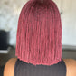 Cool Burgundy Bob Wig | 10-Inch Ready-to-Ship Glueless Closure