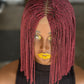 Cool Burgundy Bob Wig | 10-Inch Ready-to-Ship Glueless Closure