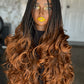 Layers Spiral Curl Wig | 28/30 Inch Ready to Ship | Mixed Color Closure