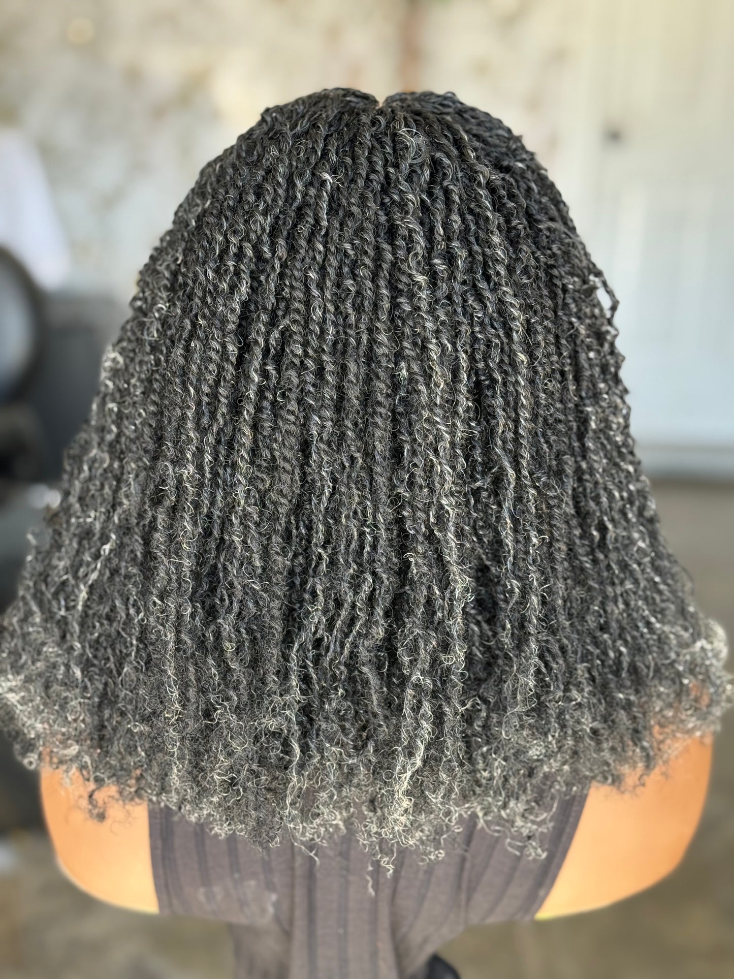 Made to Order: Camelia Unit: Salt & Pepper Closure Wig | 14/16 Inch