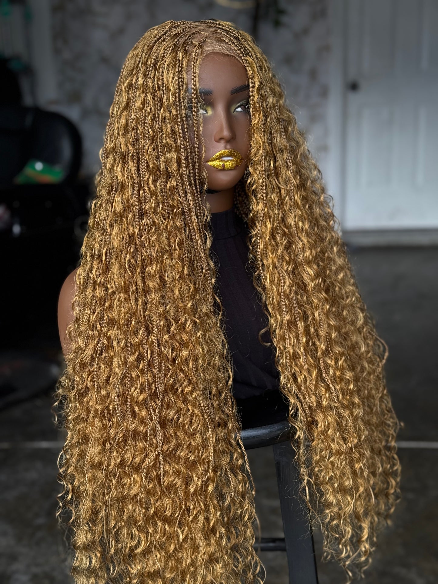 Boho Frontal Wig | 24-Inch Made to Order | Color 27