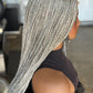 Ready-to-Ship Salt & Pepper Closure Wig: 26" Glueless Unit | Color 30/33 Mix