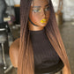 Ready-to-Ship Sisi Wig: 28-30" Bone Straight Human Hair Closure