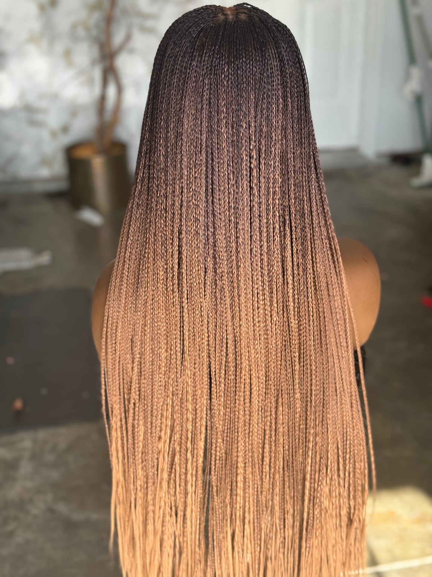 Ready-to-Ship Sisi Wig: 28-30" Bone Straight Human Hair Closure