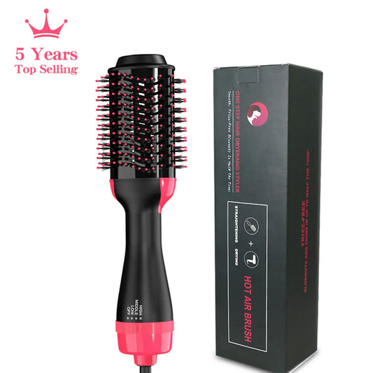 3 IN 1 Hot Air Brush Detangling Styling Brush