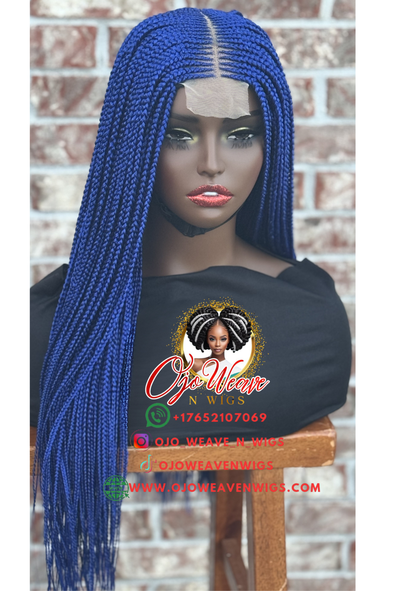 Bianca Unit Wig Color Blue Ready to Ship