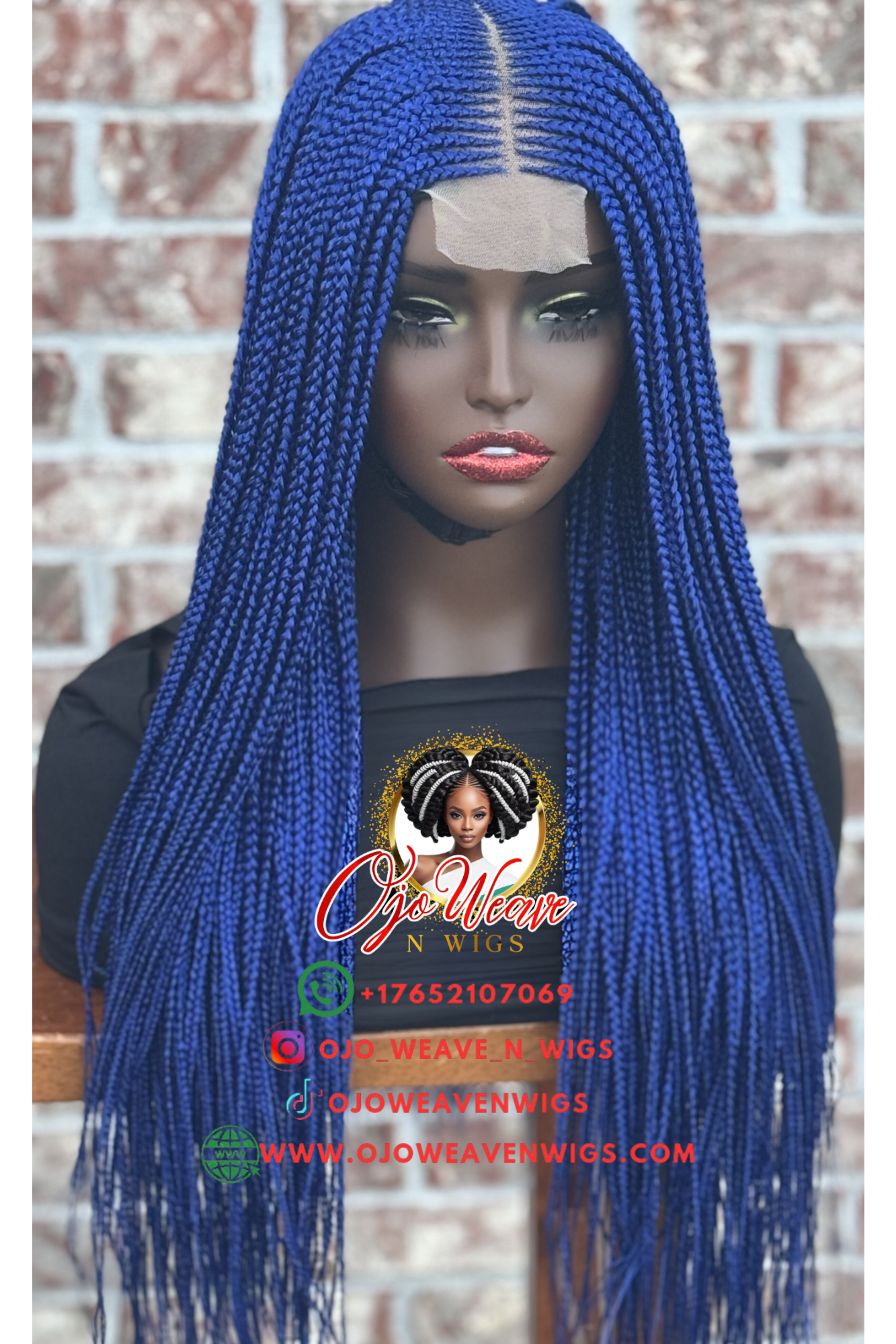 Bianca Unit Wig Color Blue Ready to Ship