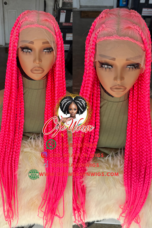 Bambi Unit Cornrow Pink Ready to Ship