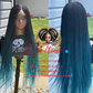 Esther Unit Color 1/Green with Knotless Braid: Pre Order