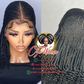Helen Unit Full Lace Braided Cornrow Wig Pre Order