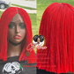 Jade Unit Radiant Red Closure Wig Short Bob Ready to Ship