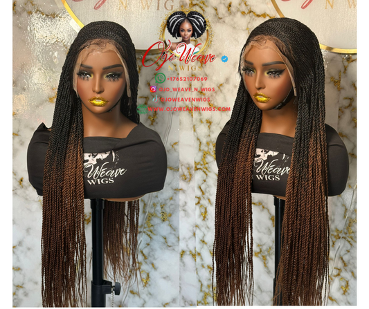Stella Frontal Wig 26/28 Inches Color 30 Ready to Ship