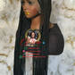 Stella Frontal Color Black 26/28 Inches Made to Order
