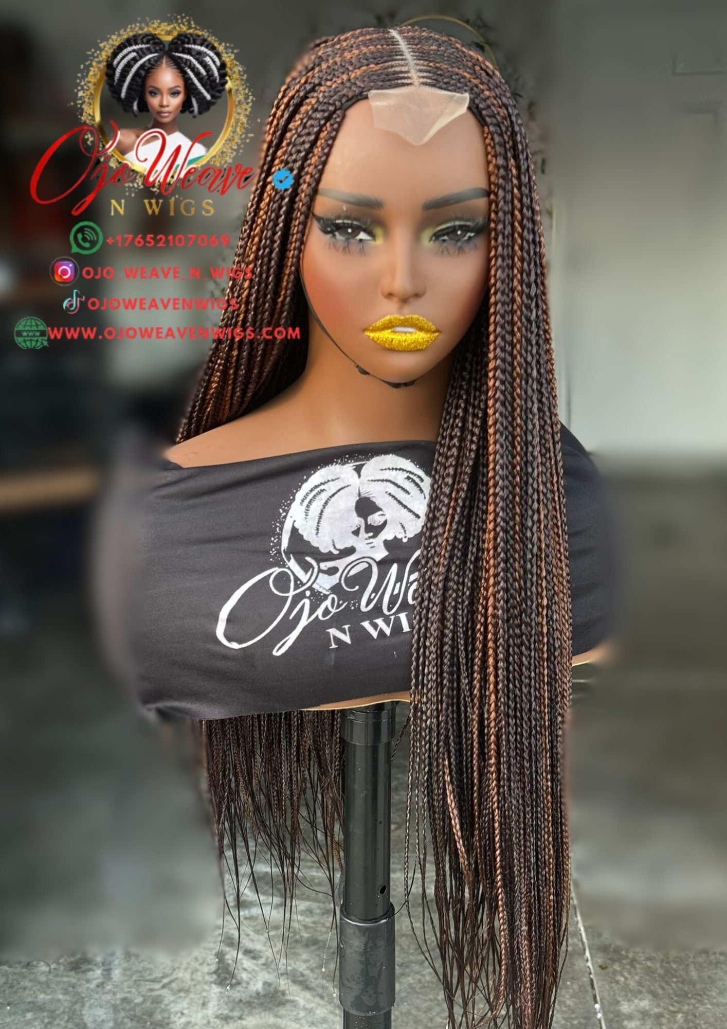 Bianca Unit Wig Brown 22-24 inches Made to Order