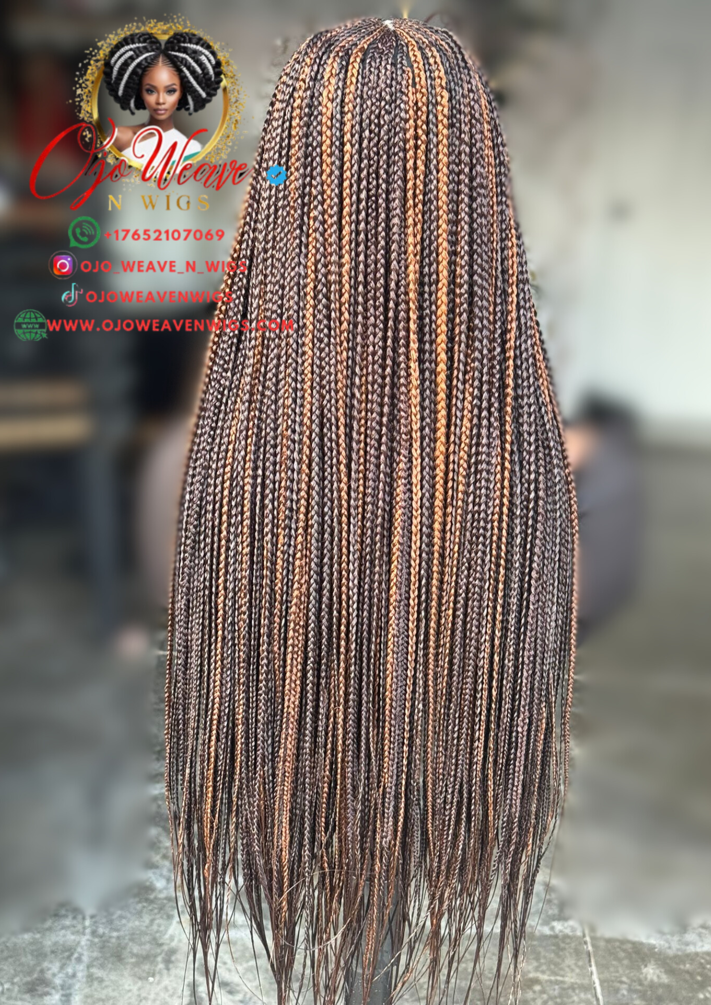 Bianca Unit Wig Brown 22-24 inches Made to Order