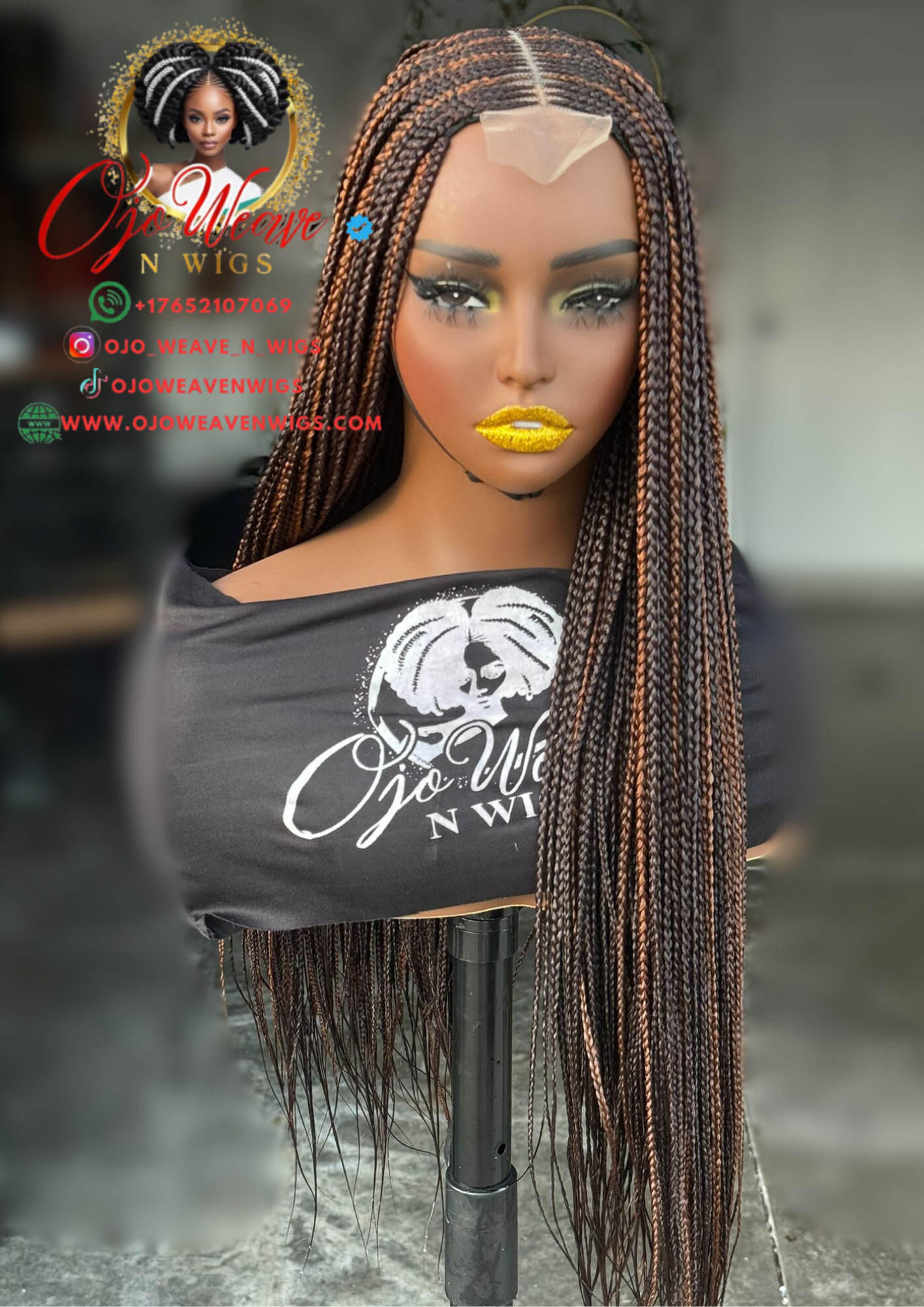 Bianca Unit Wig Brown 22-24 inches Made to Order