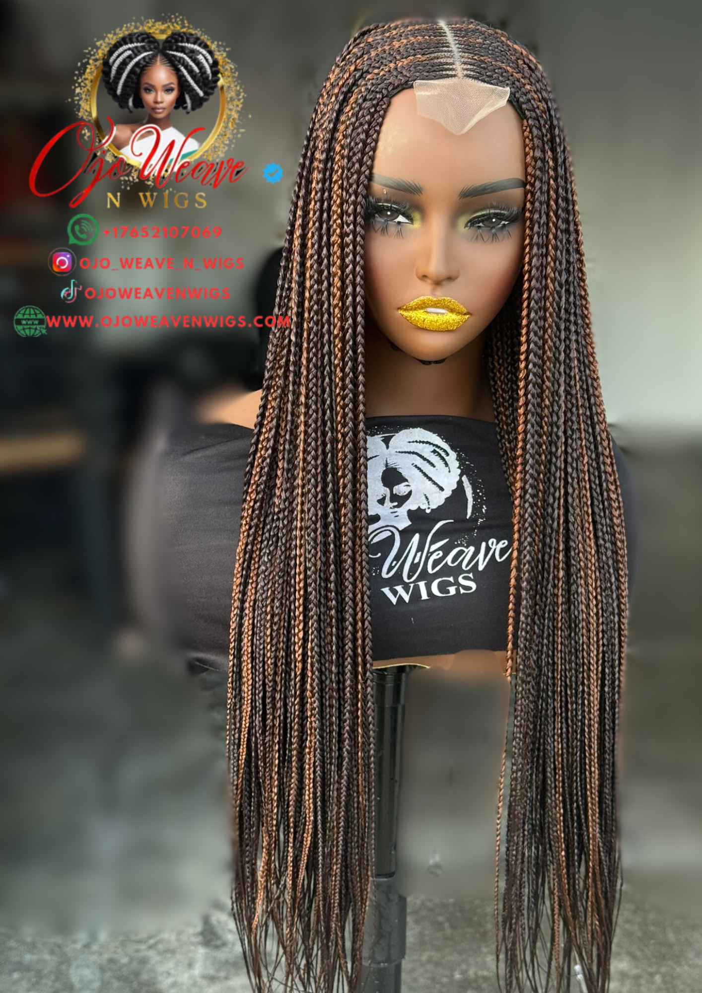 Bianca Unit Wig Brown 22-24 inches Made to Order