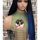 Bianca Unit Wig Black: Blue